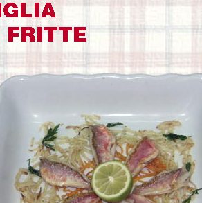 Filetti di triglia con verdurine fritte