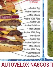 Junk food: un panino da 8000 calorie