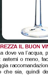 Galateo: acqua e vino