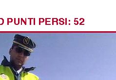 Patente, record punti persi: 52