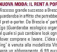 Nuova moda: il rent a porter