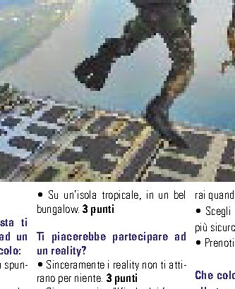 Ti piace correre rischi?