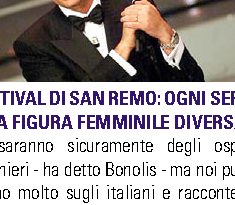 Festival di San Remo: ogni sera una figura femminile diversa
