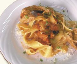 Pappardelle con ragù di coniglio