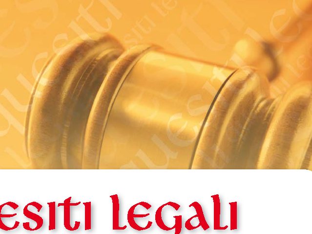 Quesiti legali