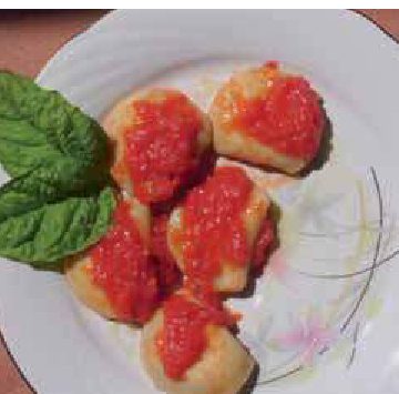 Gnocchi con ripieno di caciocavallo