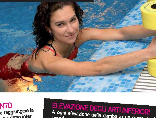 Esercizi in acqua a ritmo di musica