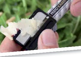 Il formaggio sulla pasta lo mettete con la matita e il temperino