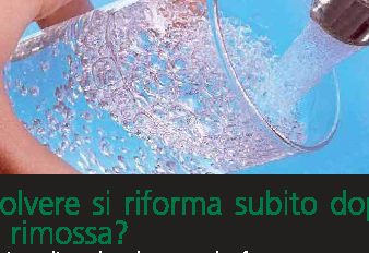 Si può bere acqua del rubinetto al ristorante?