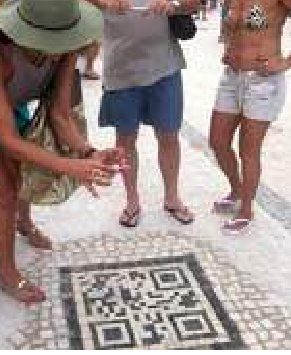 Rio de Janeiro, codice a barre nei marciapiedi per dare info a turisti