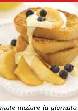 Ricetta del mese — Pain perdu con mele caramellate