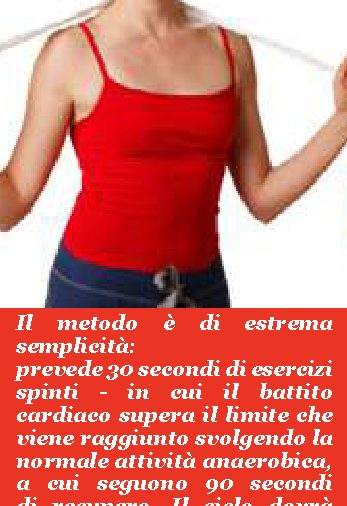 Tornare in forma in 30 secondi