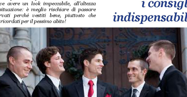 Scegliere l'abito da sposo: i consigli indispensabili