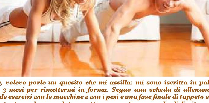 Chiedi all'esperto: incremento di peso in palestra