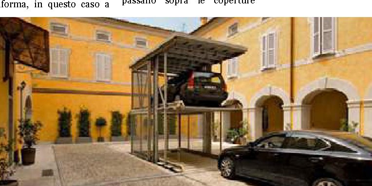 Il parcheggio a scomparsa