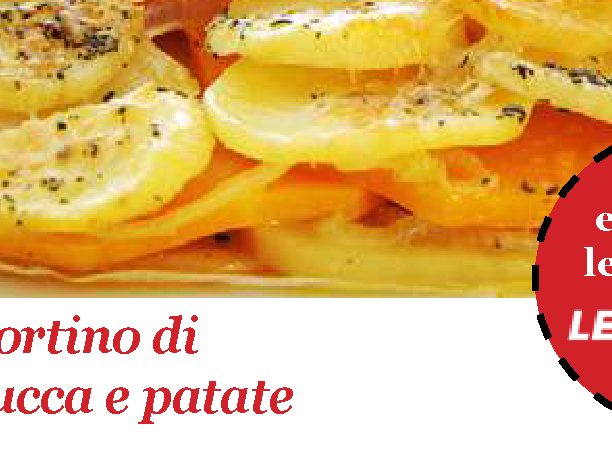 Ricetta del mese: Tortino di zucca e patate