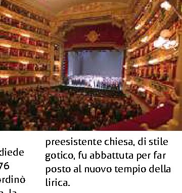 Perché il Teatro alla Scala si chiama così?