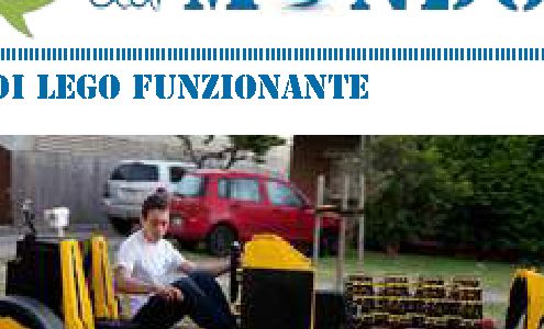 Una macchina fatta di LEGO funzionante
