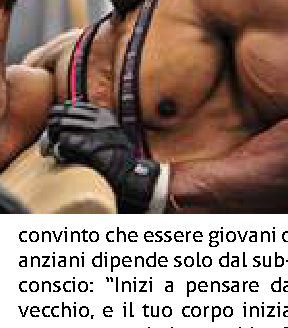 Quando si dice che l'età è solo questione di testa: body builder a 70 anni
