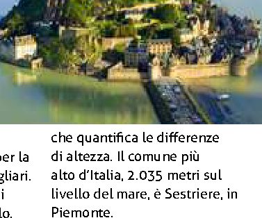 Dove si misura l'altezza sul livello del mare di una città?