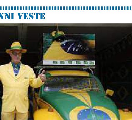 Tifoso brasiliano da 20 anni veste solo i colori della sua nazionale