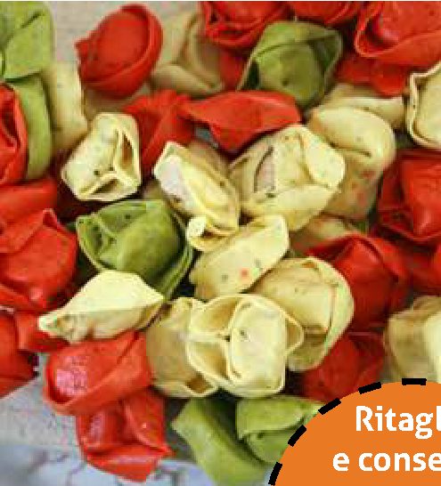 Spiedino di tortellini tricolore
