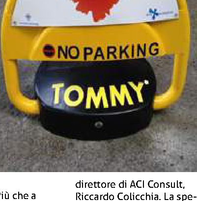 Parcheggio riservato ai disabili: ora lo garantisce Tommy