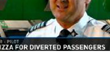 Capitano di aereo offre la pizza a tutti i passeggeri