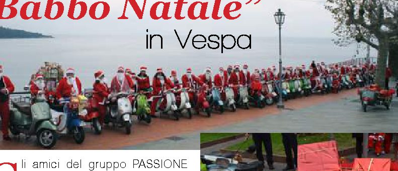 "Babbo Natale" in Vespa