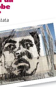 Muhammad Ali fatto di sacchi da pugilato: e di cos'altro potrebbe essere fatta una sua scultura?