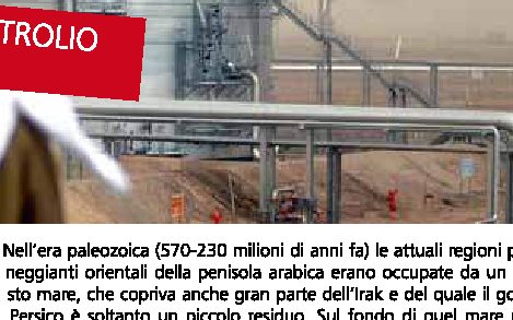 Perché tanto petrolio in Arabia?
