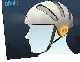 Il casco da bici con le frecce a LED
