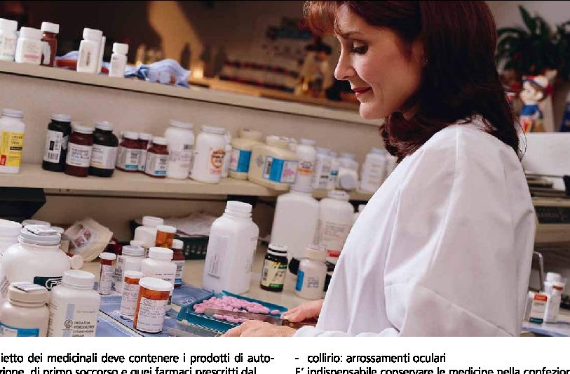 Cosa è importante tenere nell'armadietto dei medicinali?