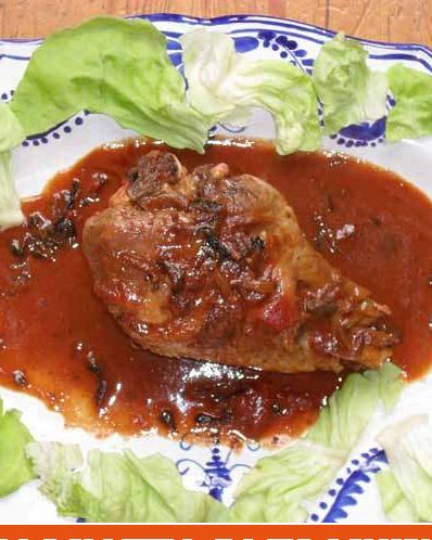 Cosciotto di tacchino con erbette mediterranee