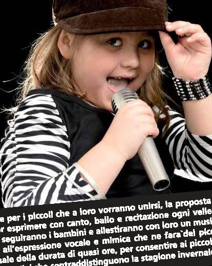 Musical completo con teatro, danza e canto