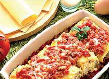 Cannelloni con melanzane e ricotta