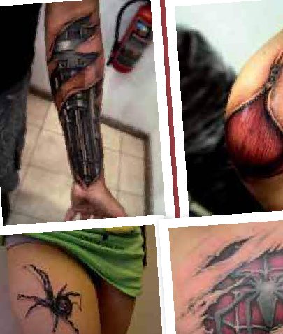Tatuaggi incredibili in 3D