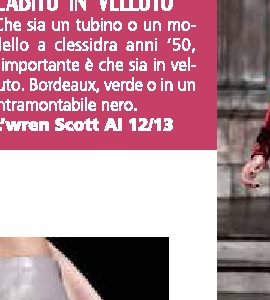 Gli irrinunciabili dell'autunno