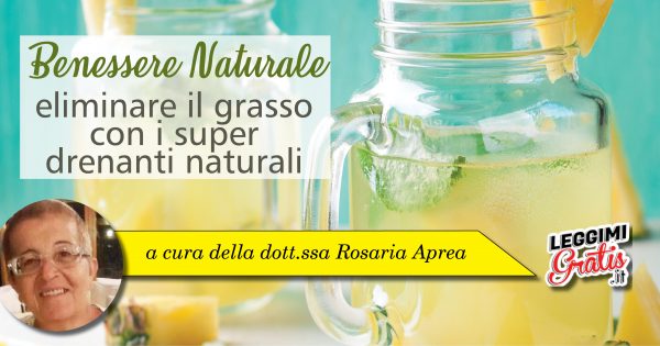 Benessere naturale: Eliminare il grasso con i super drenanti naturali