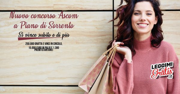 Nuovo Concorso Ascom a Piano di Sorrento